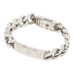  Louis Vuitton монограмма латунь reLV signature цепь браслет M62486 silver metallic ru мужской LOUIS VUITTON [ б/у ]