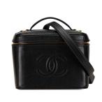  Chanel здесь Mark косметичка сумка на плечо 2WAY черный черная икра s gold женский CHANEL [ б/у ]