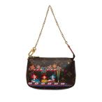  Louis Vuitton монограмма vi vi enn Mini небольшая сумочка аксессуары sowa-ru ручная сумочка цепь M69976 Brown LOUIS VUITTON б/у 