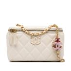  Chanel matelasse здесь Mark косметичка сумка на плечо белый овчина женский CHANEL б/у 