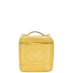  Chanel здесь Mark косметичка желтый черная икра s gold женский CHANEL [ б/у ]