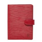  Louis Vuitton epi Agenda PM обложка для записной книжки R20057 красный кожа женский LOUIS VUITTON б/у 