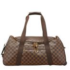  Louis Vuitton Damier Neo e все 55 дорожная сумка сумка "Boston bag" N23202 Brown PVC кожа женский LOUIS VUITTON [ б/у ]