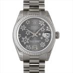 ロレックス デイトジャスト 178279 グレーフラワー 新品 ボーイズ（ユニセックス） 腕時計