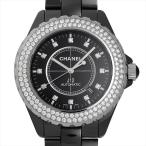 シャネル J12 黒セラミック 12Pダイヤ ベゼルダイヤ H2014 未使用 メンズ 腕時計
