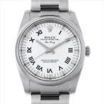 ロレックス オイスターパーペチュアル エアキング 114200 ホワイト/ローマ ランダムシリアル  ...