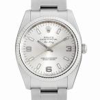 ロレックス オイスターパーペチュアル エアキング 114234 シルバー/369 Z番 中古 メンズ ...