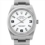 ロレックス オイスターパーペチュアル エアキング 114234 ホワイト/369 Z番  中古 メン ...