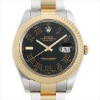 ロレックス デイトジャストII 116333 ブラック/ブラックローマ ランダムシリアル 中古 メン ...