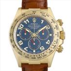 ロレックス コスモグラフ デイトナ 116518 ブルー/アラビア G番 中古 メンズ 腕時計