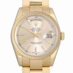 ロレックス デイデイト 118238 シャンパン/バー P番 中古 メンズ 腕時計