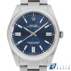 ロレックス オイスターパーペチュアル41 124300 ブルー ランダム番 中古 メンズ 腕時計 13A3ROAU0765