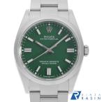 ロレックス オイスターパーペチュアル36 126000 グリーン ランダム番 中古 メンズ 腕時計 16F4ROAU4161