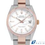 ロレックス デイトジャスト36 126231 ホワイト バー 3列 オイスターブレス ランダム番 中古 メンズ 腕時計 0XGQROAU0002