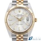 ロレックス デイトジャスト 126333 シルバー バー 5列 ジュビリーブレス ランダム番 中古 メンズ 腕時計 09NJROAU0043