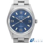 ロレックス エアキング 14000 ブルー 369ホワイトバー S番 中古 メンズ 腕時計 001JROAU0520