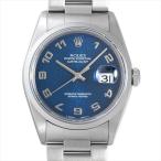 ロレックス デイトジャスト P番 16200 ブルー彫りコンピューター/アラビア 中古 メンズ 腕時 ...