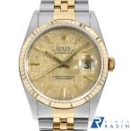 ロレックス デイトジャスト 16233 シャンパン モザイク バー L番 中古 メンズ 腕時計 002SROAU0332