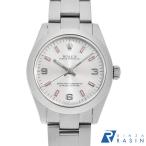 ロレックス オイスターパーペチュアル 177200 シルバー ピンクバー369 M番 中古 ボーイズ(ユニセックス) 腕時計 16F4ROAU3480