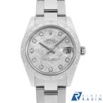 ロレックス デイトジャスト ベゼルダイヤ 178344G メテオライト オイスターブレス G番 中古 ボーイズ(ユニセックス) 腕時計 0E31ROAU0002