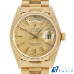 ロレックス デイデイト バーク 18078 シャンパン モザイク バー 65番 中古 メンズ 腕時計　