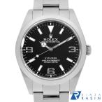 ロレックス エクスプローラーI 前期型 ブラックアウト 214270 ブラック ランダム番 中古 メンズ 腕時計 0CF9ROAU0001