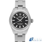 ロレックス オイスターパーペチュアル28 276200 ブラック ランダム番 中古 レディース 腕時計 09NJROAU0036