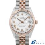ロレックス デイトジャスト31 278271 ホワイト ローマ 5列 ジュビリーブレス ランダム番 中古 レディース 腕時計 132KROAU0061