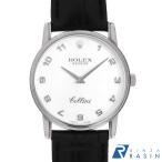 ロレックス チェリーニ 5116/9 ホワイトシェル アラビア D番 中古 メンズ 腕時計