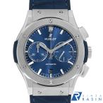 ウブロ クラシックフュージョン クロノグラフ チタニウム ブルー 521.NX.7170.LR 中古 メンズ 腕時計 0AQCHBAU0003