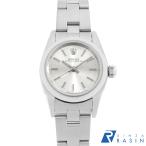 ロレックス オイスターパーペチュアル 76080 シルバー バー K番 中古 レディース 腕時計 132KROAU0044