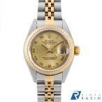 ショッピングロレックス ロレックス デイトジャスト 79173 シャンパン ローマ P番 中古 レディース 腕時計