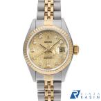 ロレックス デイトジャスト 10Pダイヤ 79173G シャンパン 彫りコンピューター P番 中古 レディース 腕時計 16F4ROAU3301