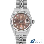 ロレックス デイトジャスト 10Pダイヤ 79174G ピンク A番 中古 レディース 腕時計 1FWYROAU0134