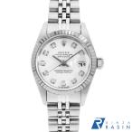 ロレックス デイトジャスト 10Pダイヤ 79174G ホワイト Y番 中古 レディース 腕時計 0WFPROAU0001