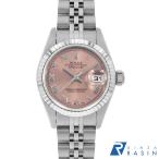 ロレックス デイトジャスト 79174 ピンク ローマ K番 中古 レディース 腕時計 032EROAU0079