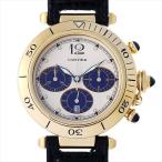 カルティエ パシャ 38mm クロノグラフ 中古 メンズ 腕時計