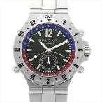 ブルガリ ディアゴノ プロフェッショナル GMT GMT40SSD 中古 メンズ 腕時計