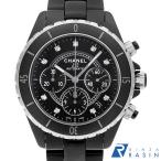 シャネル J12 クロノグラフ 9Pダイヤ 