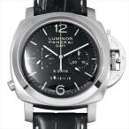 パネライ ルミノール 1950 8デイズ GMT クロノグラフ モノプルサンテ P番 PAM0027 ...
