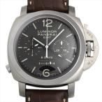 パネライ ルミノール1950 クロノ モノプルサンテ 8DAYS GMT チタニオ O番 PAM00 ...