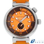 ルイヴィトン タンブール オートマティック ストリート ダイバー バーニングロック QA172A 中古 メンズ 腕時計 1FRDLVAU0001