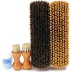 M.MOWBRAY プロ・ブラシセット（プロ・ホースブラシ＋プロ・ホワイトブラシ＋ペネトレイトブラシ２本＋ミニステインリムーバー）セット１２ モウブレイ