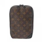 серебряный магазин б/у LOUIS VUITTON Louis Vuitton монограмма боковая сумка M44477 Brown монограмма парусина сумка-пояс разряд A