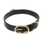 GUCCI グッチ ラージ/エクストララージ ペット カラー 犬用首輪 ブラック 695256 ユニセックス キャンバス レザー ブランド小物 新同 中古 銀蔵