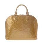 LOUIS VUITTON ルイヴィトン モノグラムヴェルニ アルマ PM ベージュプードル M91751 レディース モノグラムヴェルニ ハンドバッグ Bランク 中古 銀蔵