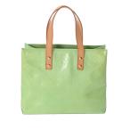 ショッピングヴェルニ LOUIS VUITTON ルイヴィトン モノグラムヴェルニ リード PM ペパーミント M91307 レディース ヴェルニ ハンドバッグ Bランク 中古 銀蔵