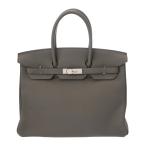 HERMES エルメス バーキン 35 エタン A刻印(2017年頃) ユニセックス トゴ ハンドバッグ Aランク 中古 銀蔵