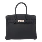 HERMES エルメス バーキン 30  ブルーニュイ D刻印(2019年頃) レディース トゴ ハンドバッグ Aランク 中古 銀蔵