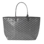ショッピングゴヤール GOYARD ゴヤール サンルイ PM ヘリンボーン グレー STLOUIPMLTY51CL51P ユニセックス ゴヤールキャンバス/シュヴロッシュカーフ トートバッグ 未使用 銀蔵